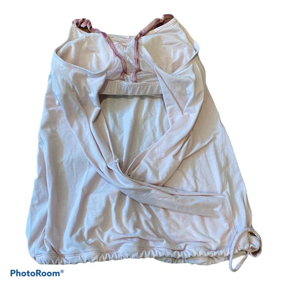 Lole Light Pink Open Back Workout Top - Picture 2 of 2